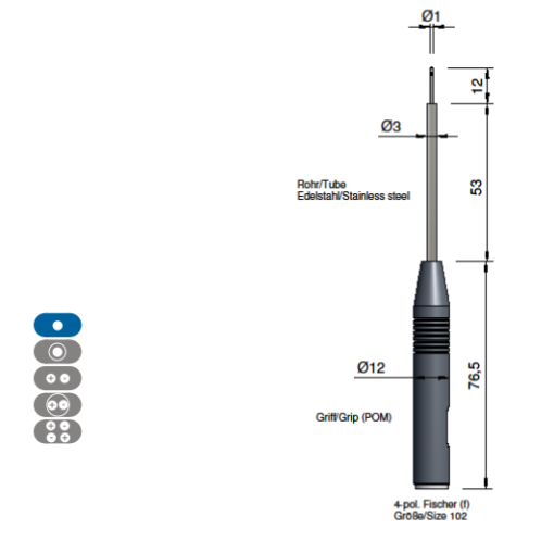 Sonde absolue KA-62  H-1744.02.1